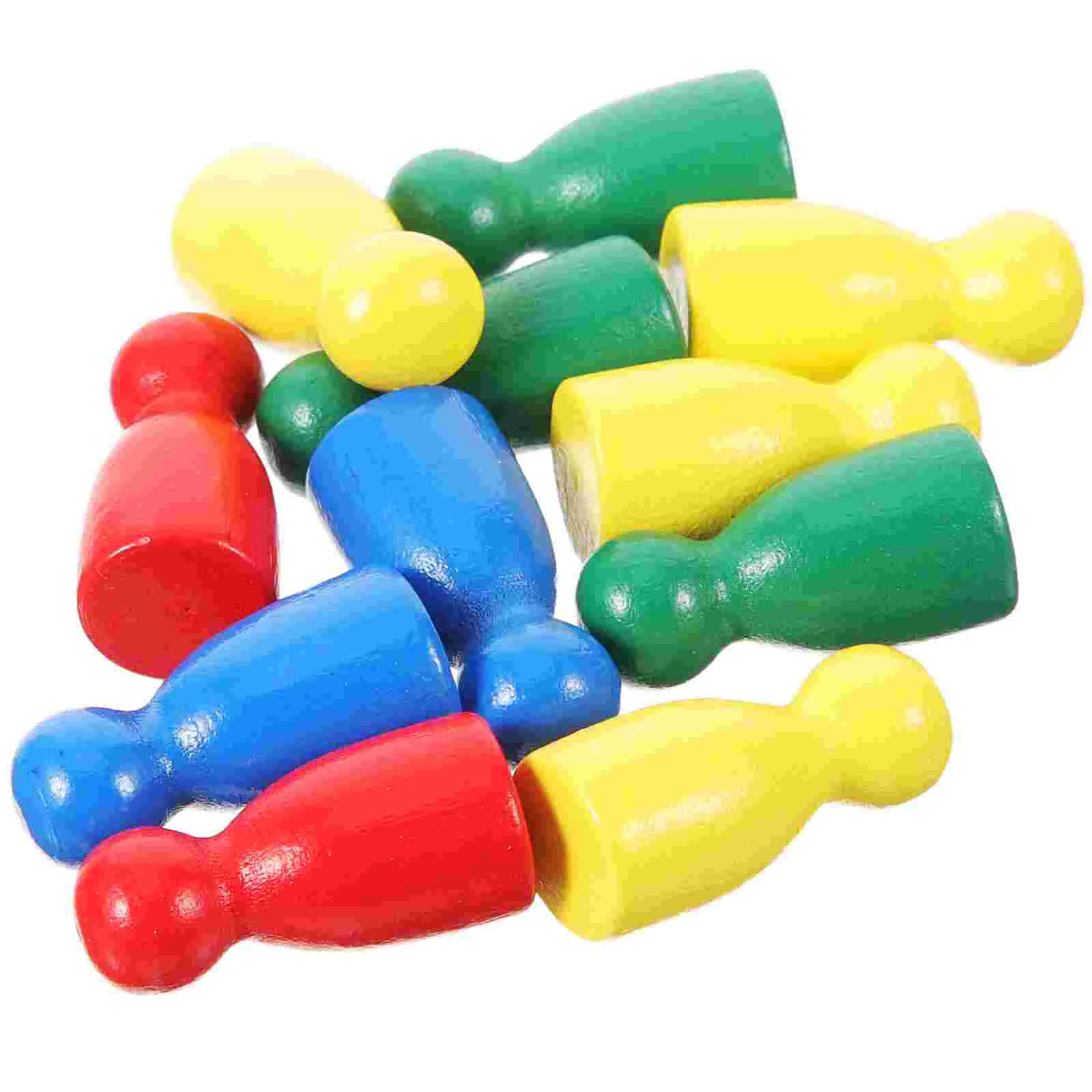 

Chess Pieces Board Game Accessories Wood Pawn For Board Tabletop Game Games Accessories Color Random