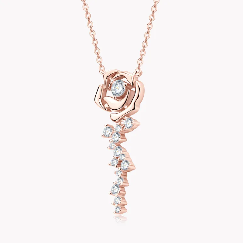 Rose Necklace Valentine's Day Gift