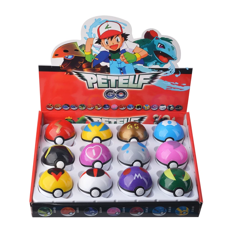 12 sztuk zestaw Pokeball z minifigurkami za $7.43 / ~29zł
