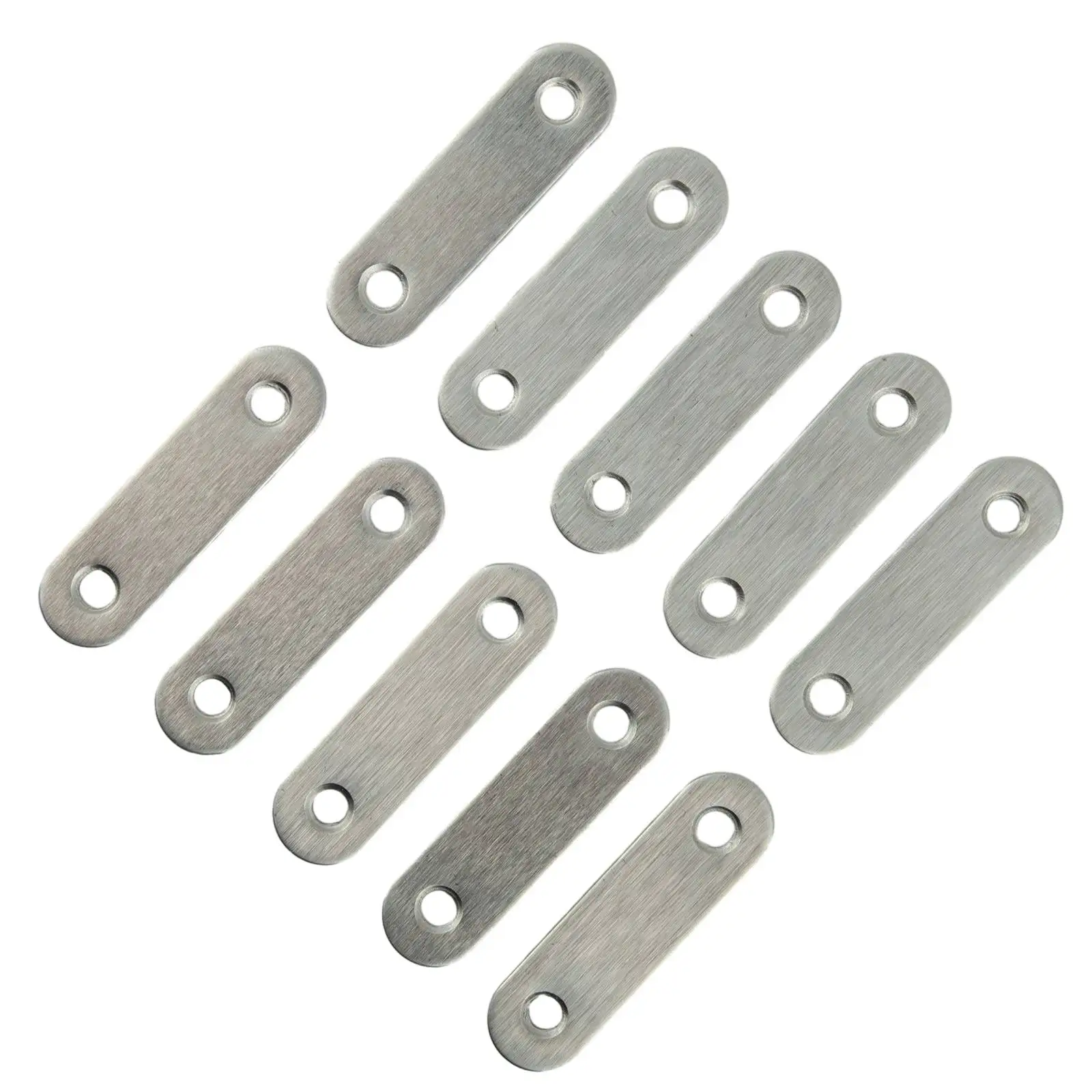 Brand New Straight Brackets Corner Brackets Sturdy Tarnishing Stainless Steel 2 Holes Corrosions Easy To Install