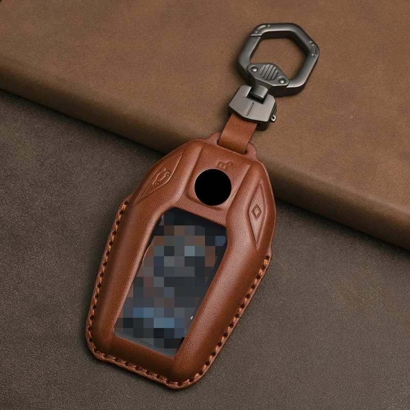 Suitable for BMW LCD key holder new 5 series 535/7 series 730li/740/X3/X5/X7 leather car bag