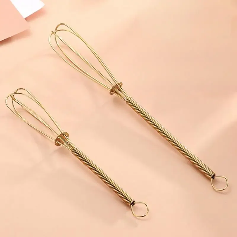 1pc Kitchen Egg Whisk Stainless Steel Manual Mini Egg Beater Baking Whisk for Blending Tools Accessories Baking Tool