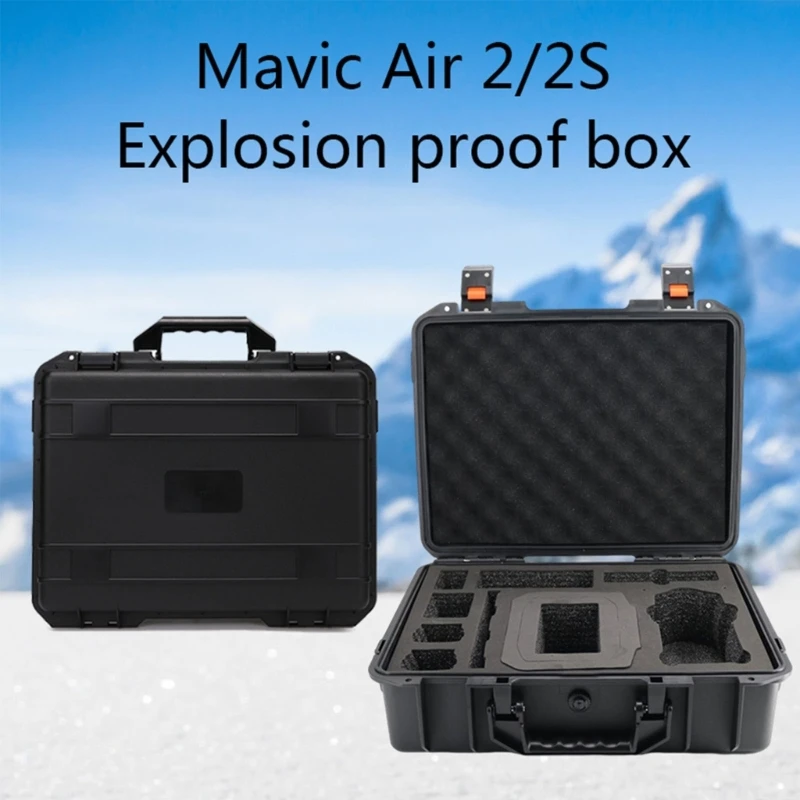 

Waterproof Safety Bag For Mavic Air2/ Air 2S Drone Controller Battery Storage Bag Waterproof Shockproof Storage Suitcase