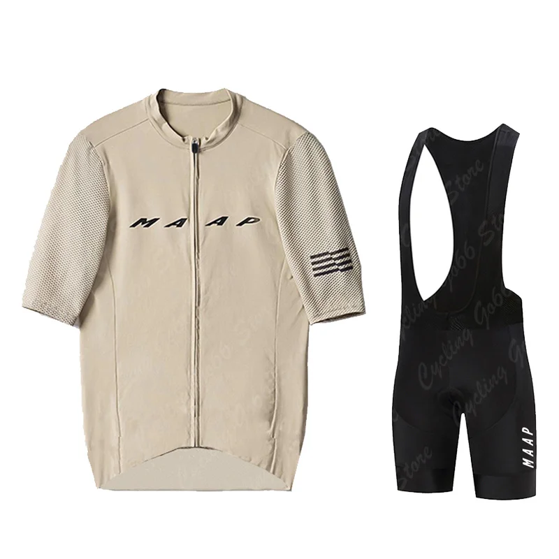 2022 New MAAP Cycling Jersey Set Triathlon Clothing Breathable Mountain Cycling Clothes Suits Ropa Ciclismo Verano Triathlon
