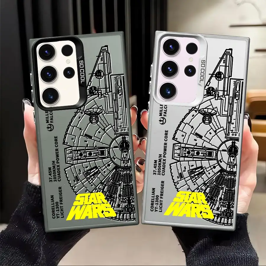 S-Stars Wars Coole Hülle für Samsung Galaxy S25 Note 20 Ultra S21 S23 Ultra S20 Plus S23 S24 FE S22 S25Edge Handyhülle