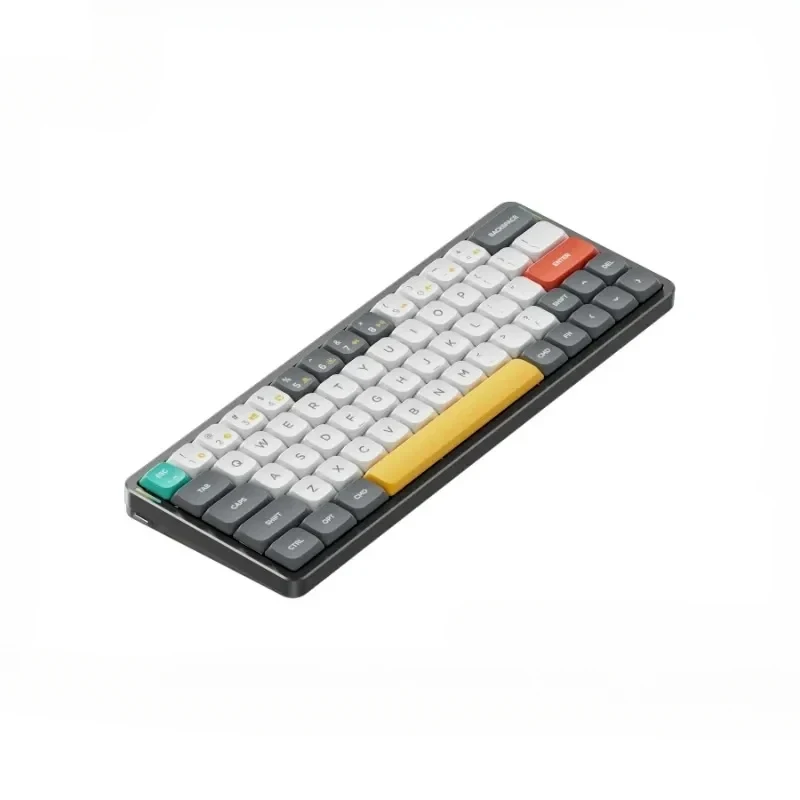 Механическая клавиатура Nuphy Air60 Air75, Bluetooth, тройной режим, горячая замена, аксессуары для Ipad/MAC/PC, Подарочная Беспроводная клавиатура для кибергеймеров