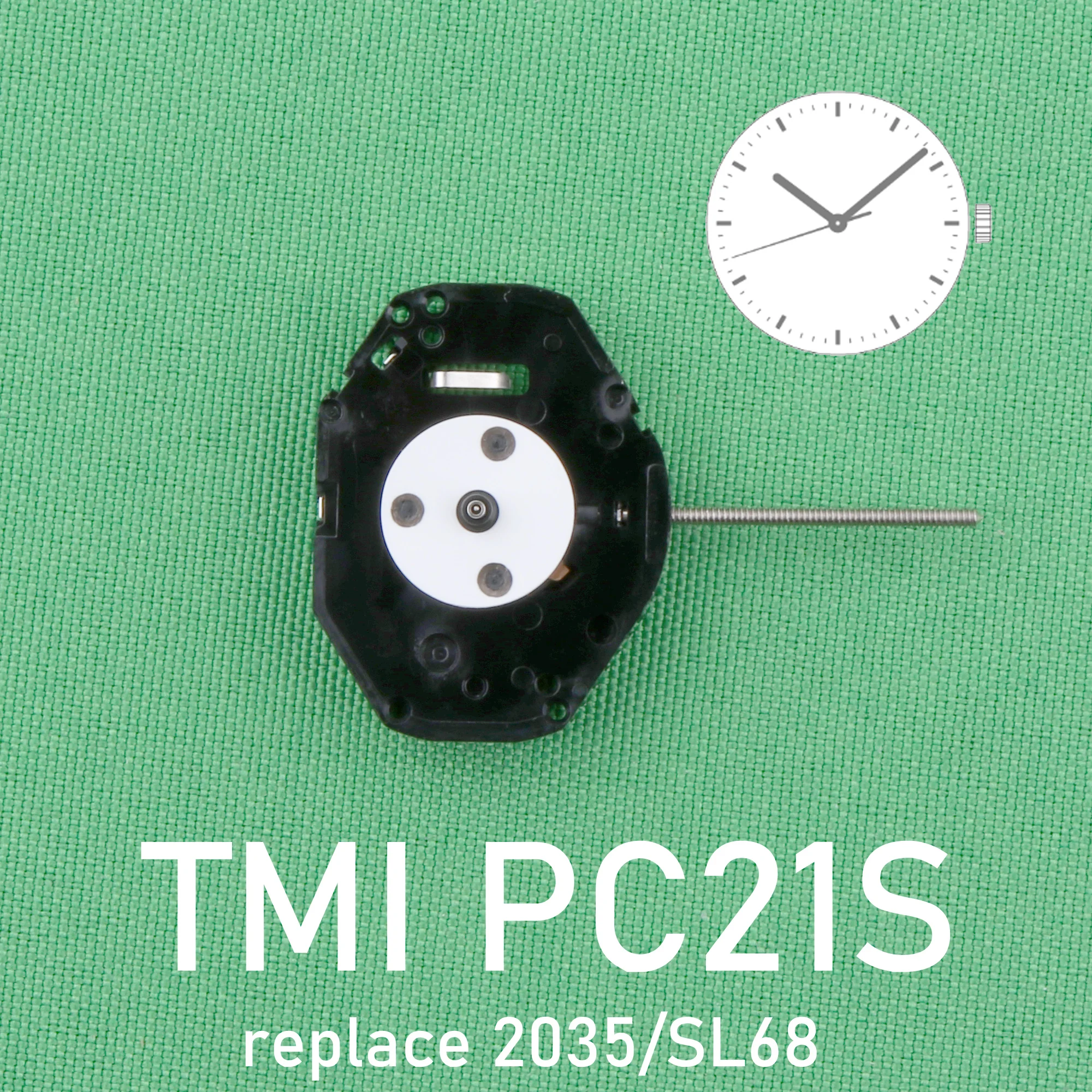 TMI PC21 무브먼트, PMI PC21S 무브먼트, 시계 액세서리, 전자 쿼츠 무브먼트, 3 핸드 무브먼트, 교체 2035