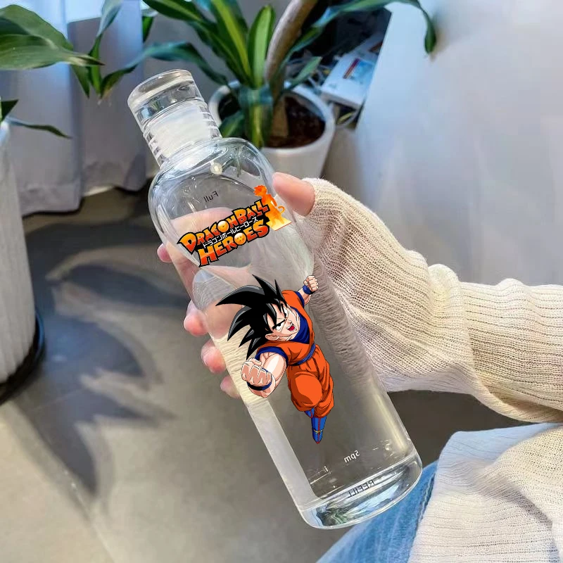 thumbnail image 1 of Taza de agua de Dragon Ball de vidrio de gran capacidad, atractiva, de borosilicato, transparente, sencilla, perfumada, para té, bebidas, jugo, escala de tiempo, 1 of 5