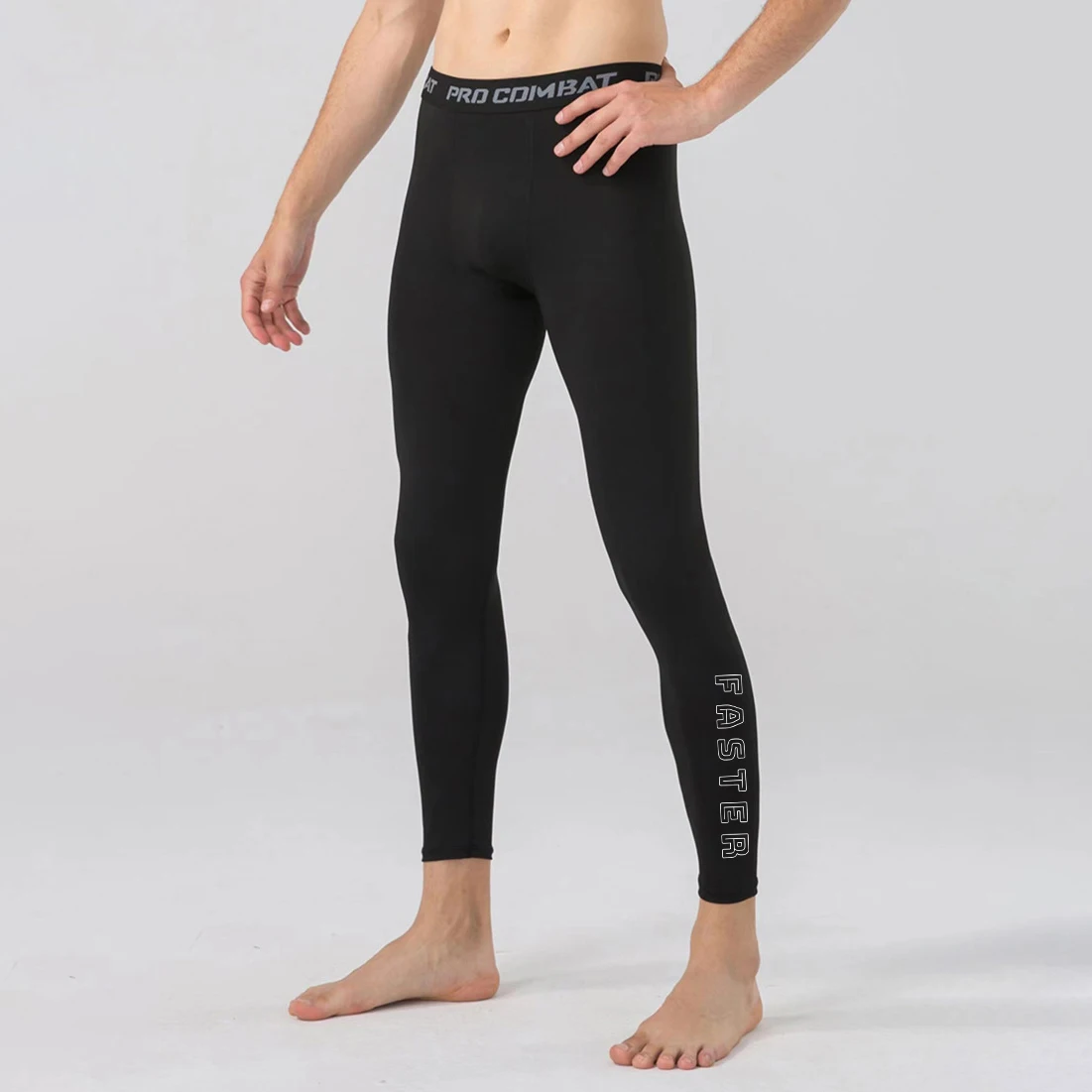 Sport Jogging Trousers Men Compression Pant Running Sports Leggings Male Workout Bottoms Trousers Jogging Training Quick Dry Fitness Tights