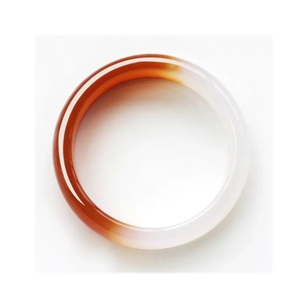 New Brazilian Natural Highquality Agate Jade Stone Chalcedony Bracelet Exquisite Lucky Jewellery Bangle Accessories