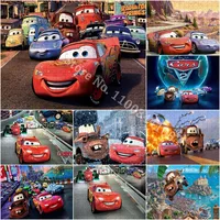 300/500/1000 Pieces Disney Movie Cars Puzzle for Kids Educational Toys Adults Decompressed Jigsaw Puzzle Family Fun Games 1