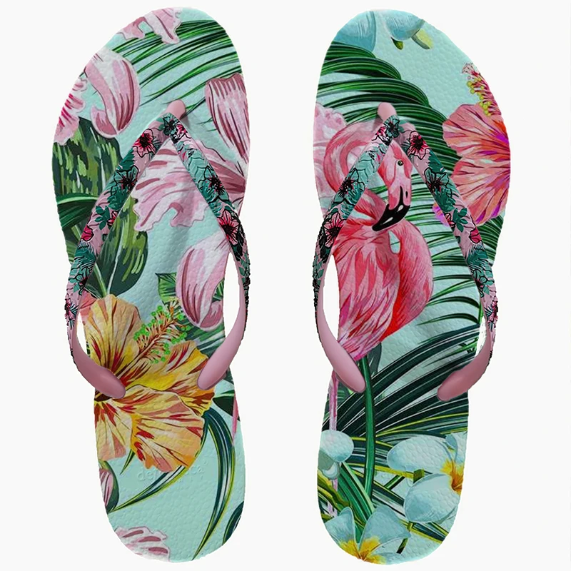 

Flip Flops Women Wear New Cute Cartoon Clip-on Beach Shoes Fashion Everything Flat Non-slip Home and Outside Wear Sandals