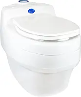 12V Urine Diverting High Capacity Waterless Composting Toilet Material Polypropylene (PP) 26.5"L x 18"W 1