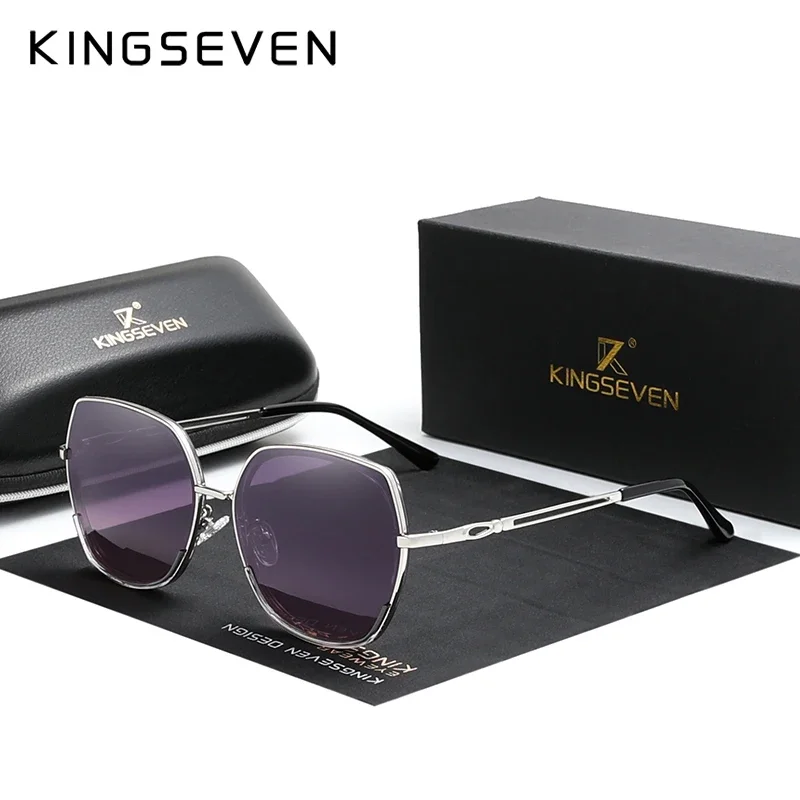 

2024 KINGSEVEN Women's Butterfly style sunglasses Gradually polarized lenses women's fashion accessories