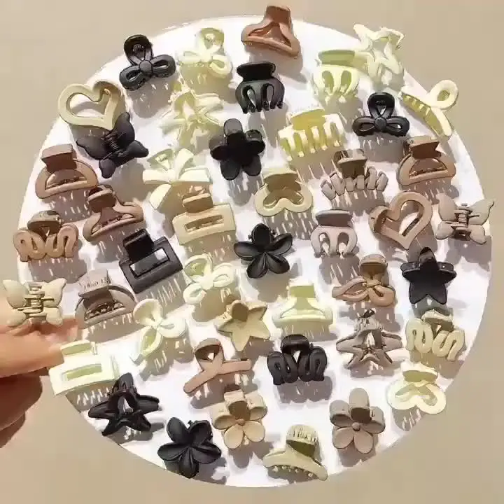 5/10/20/30 peças de clipes pequenos bege mistos, acessórios fofos para meninas – perfeitos para uso diário, ocasiões especiais ou presentes de viagem