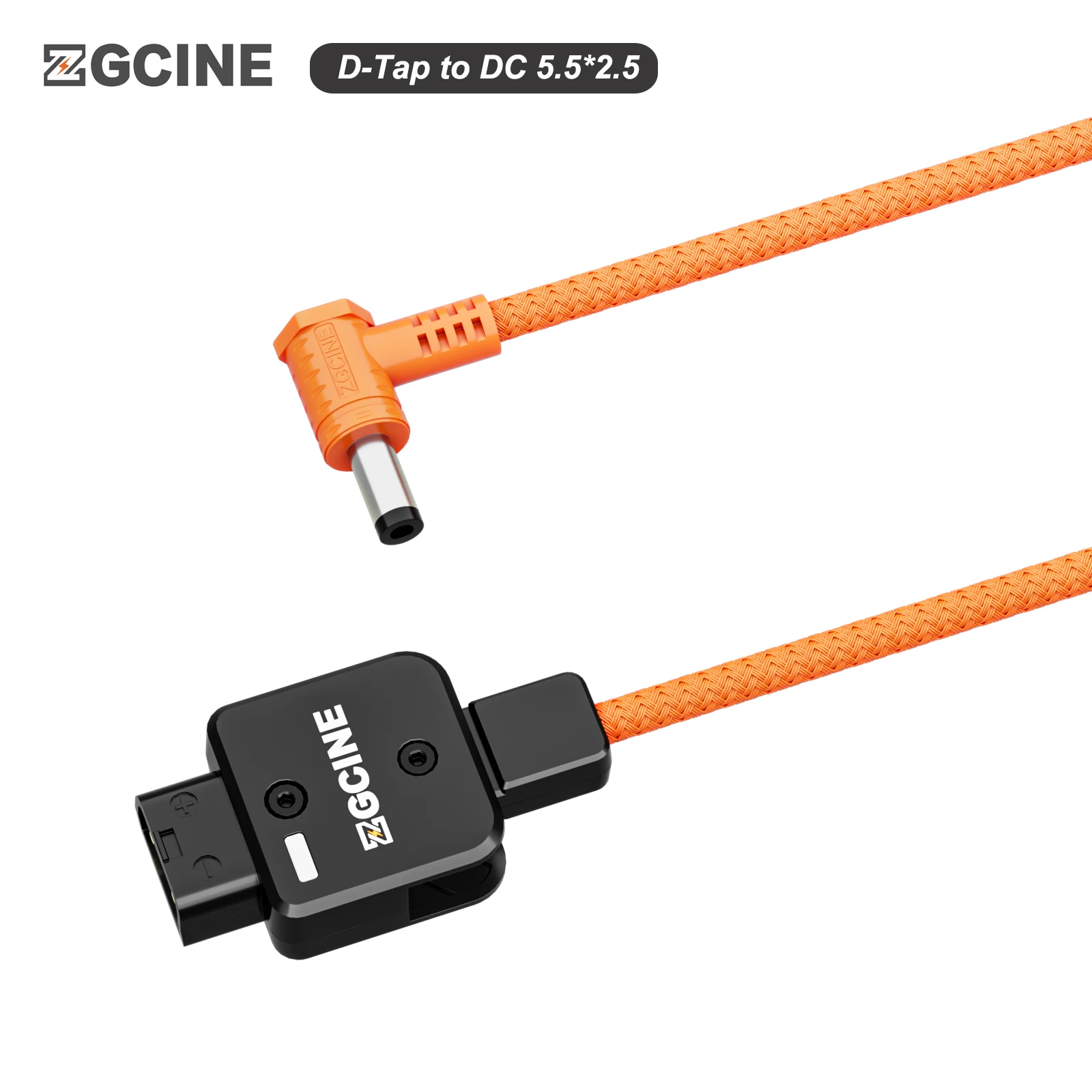 

Кабель питания ZGCINE D-Tap DC 5,5*2,5, плетеный провод питания для монитора камеры