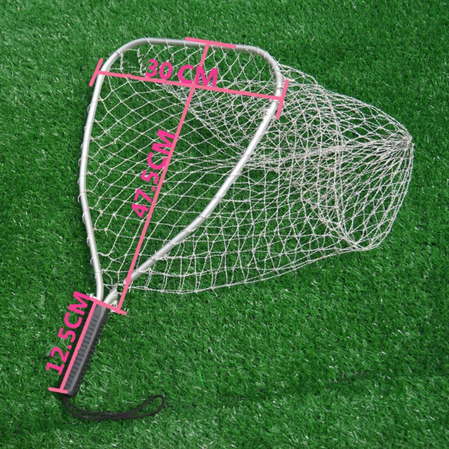 Finefish 60CM Super Light Large Mesh Hole Fly Fishing Net Aluminium Landing  Short Handles Transfer Network Catch Big Fish Net - AliExpress