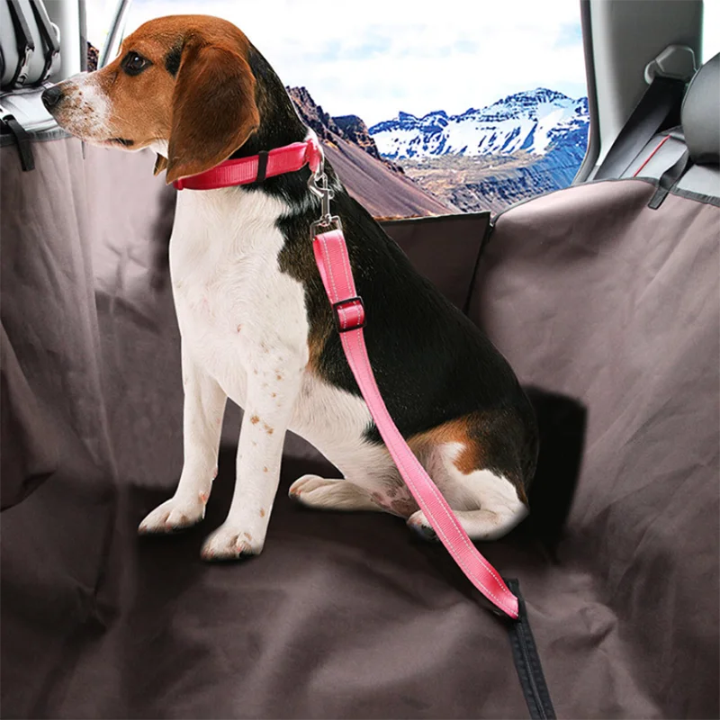 

Safety Dog Car Seat Belt Pet Adjustable Harness Seatbelt Lead Leash for Small Medium Dogs Travel Clip car Pet Supplies