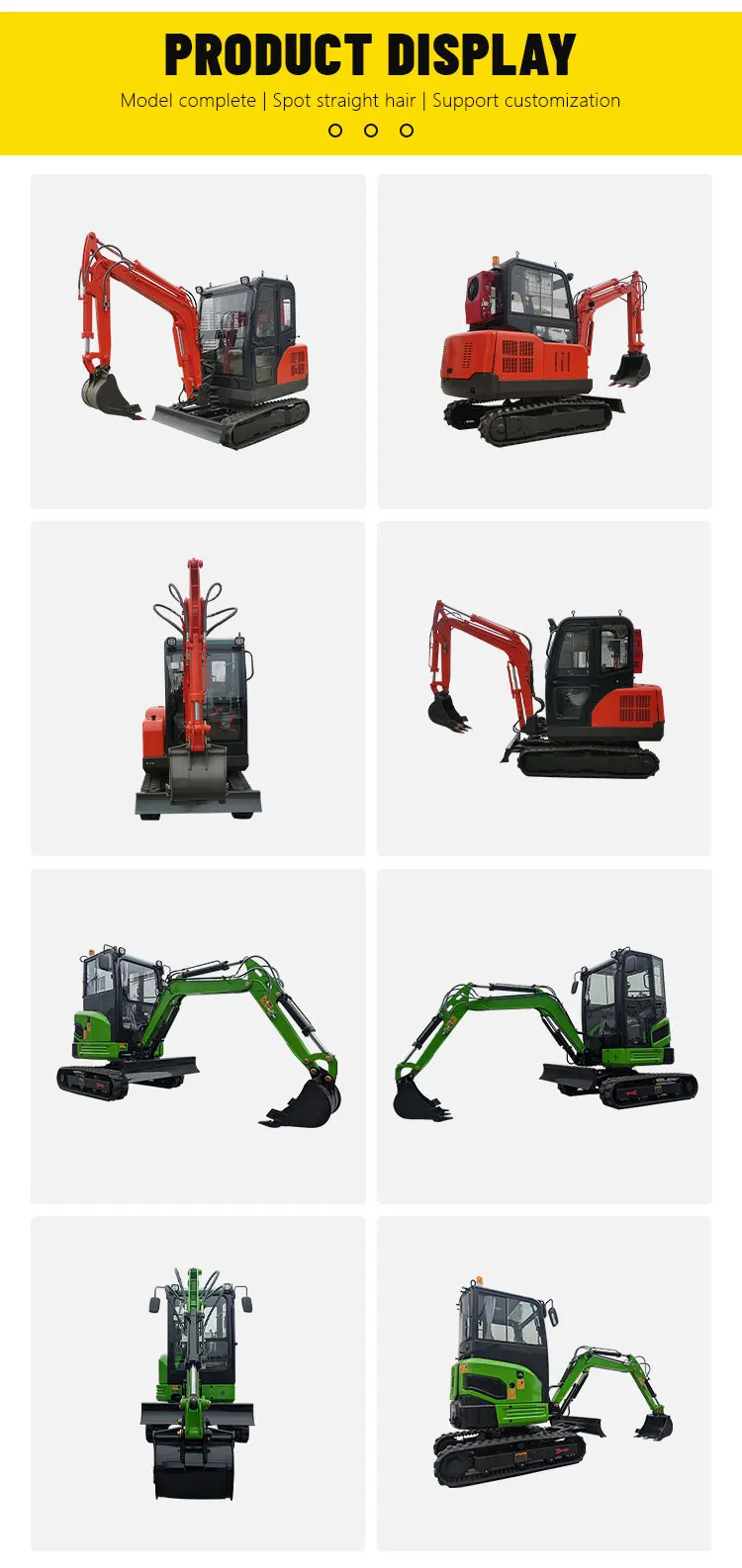 Minibagger 3 Tonnen EPA Euro 5 Haushaltsbagger Raupenbagger 1 Jahr Garantie für den Einsatz – Detail 6