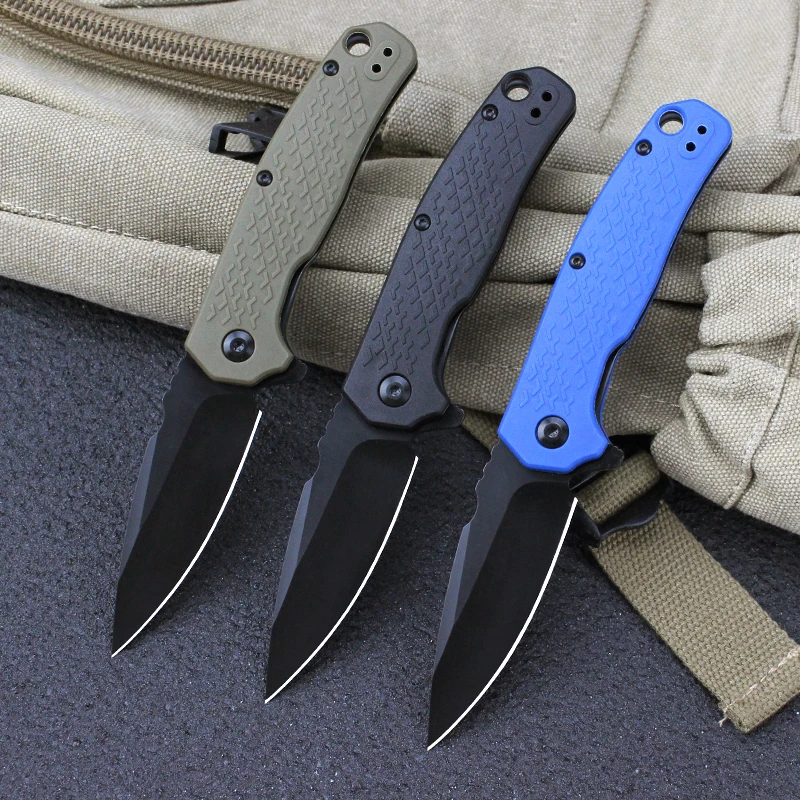 

1407 Folding Pocket Knife blackening steel Blade Camping Hiking Tactical Knives For Men Outdoor Small Tools