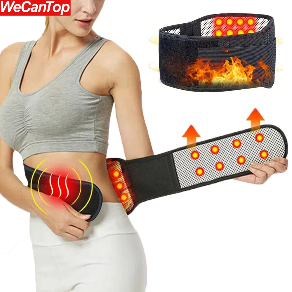 1PCS Self-Heating Magnetic Back Waist Heat Magnetic Waist Support Belt Pain Relief Lower Back Pain Lumbar Support