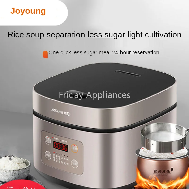 Joyoung Healthy Rice Cooker 30N1 No Coating Food Grade 304 Stainless Steel  Inner Pot Electric Rice Cooker 3L For Home Kitchen - AliExpress