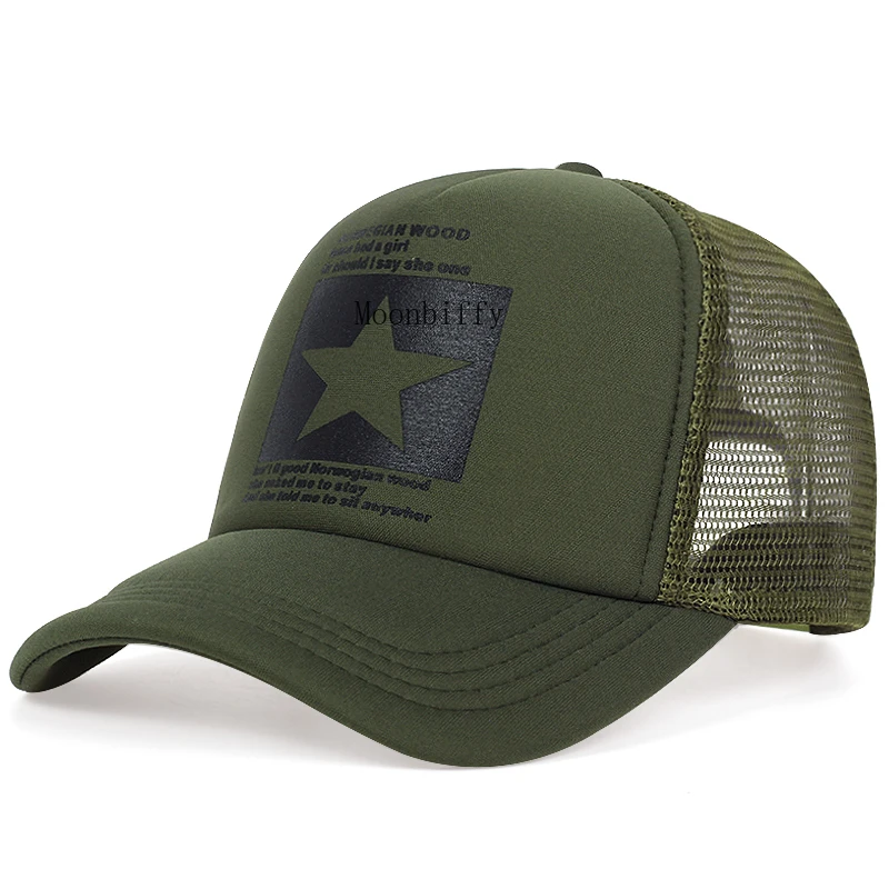 남녀공용 야구 모자, 통기성 메쉬 모자, 패션 브랜드, 여름 야구 모자, Gorras Casquet, 직송