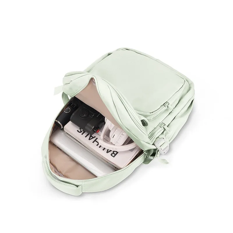 Simple Middle School School Bag for Men and Women Junior High School Backpack for College Students Travel Backpack