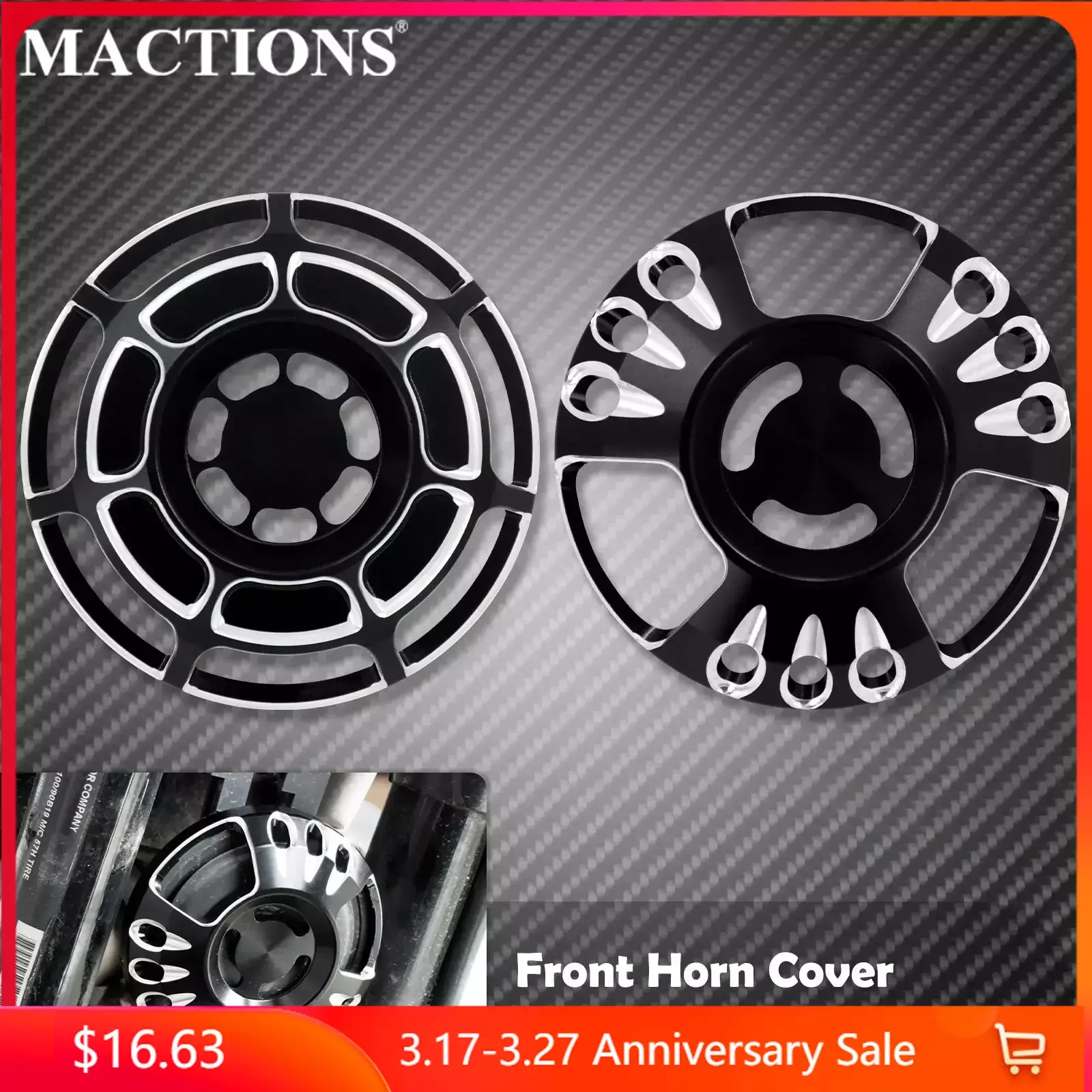 

Motorcycle Front Black Speaker Grill Masks Horn Cover For Harley Sportster XL 1200 883 Iron Super Low Roadster Forty Eight 96-22