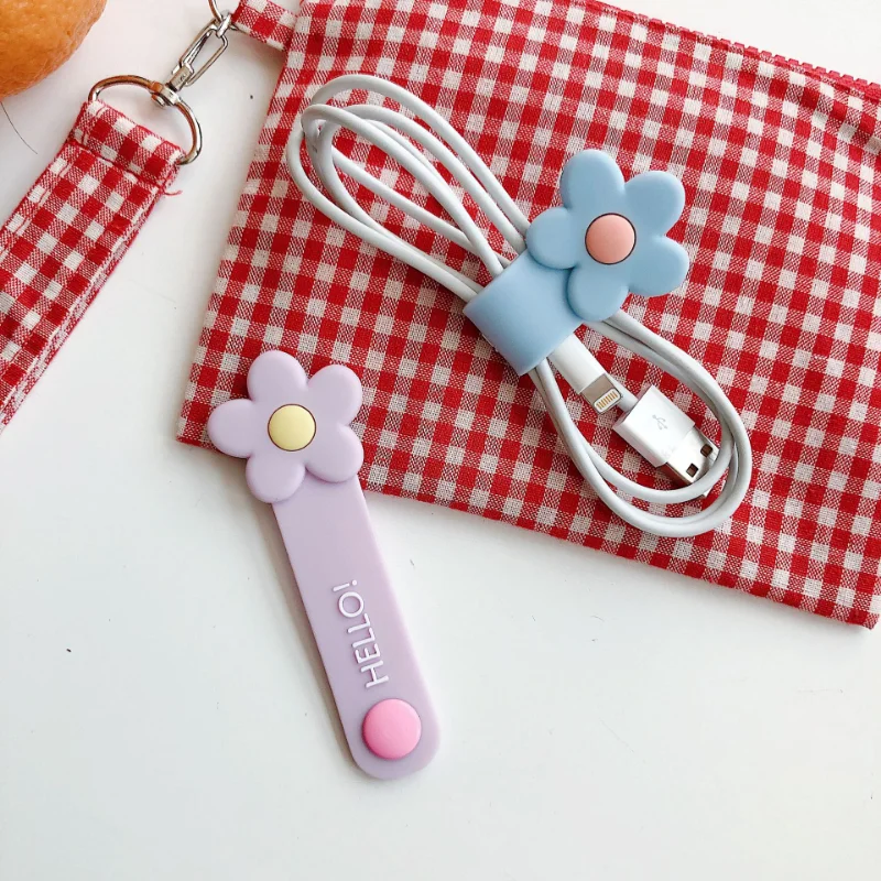 Cute Cartoon Cable Organizer Earphone Wire Winder USB Cord Holder For iPhone Samsung Buckle Cable Protector Management Clips cute cartoon cable organizer earphone wire winder usb cord holder for iphone samsung buckle cable protector management clips