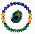 Peacock rosary beads