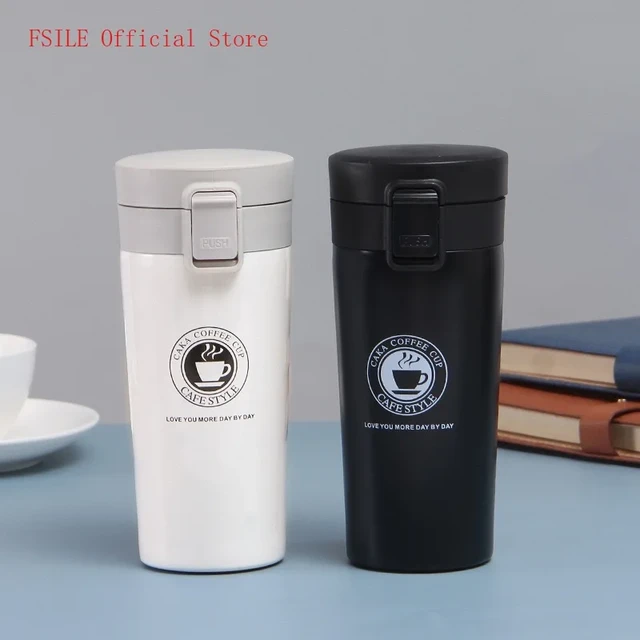 UPORS Premium Travel Coffee Mug Stainless Steel Thermos Tumbler Cups Vacuum  Flask thermo Water Bottle Tea Mug Thermocup - AliExpress