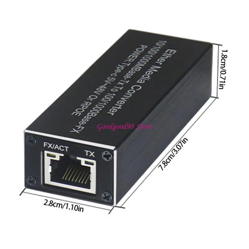 유형 C 포트가 있는 소형 SFP 파이버 미디어 컨버터는 1.25Gbps 빠른 속도를 지원합니다.