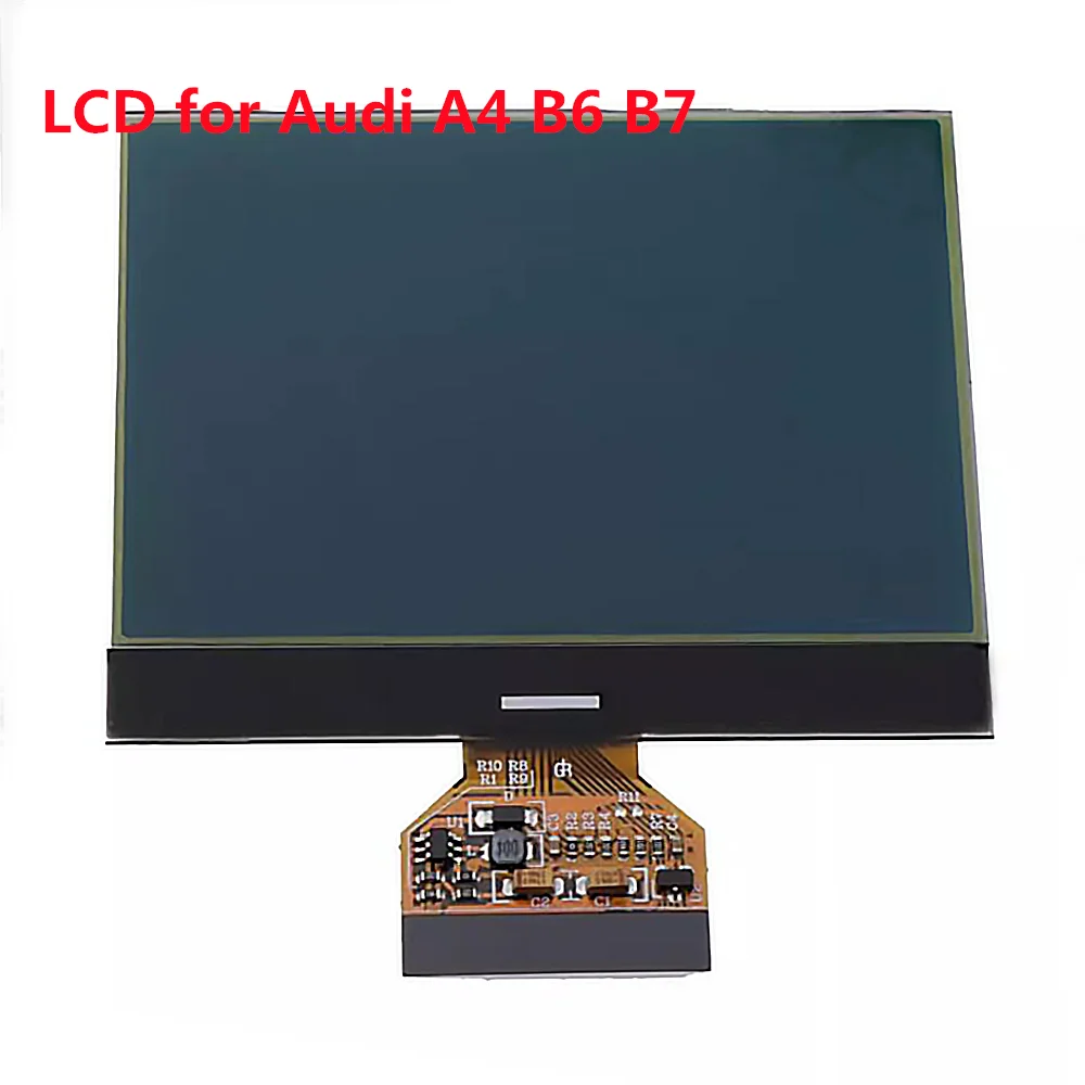 LCD Display for Audi A4 B6 B7 Instrument Cluster Speedometer Screen with Short Ribbon Connector