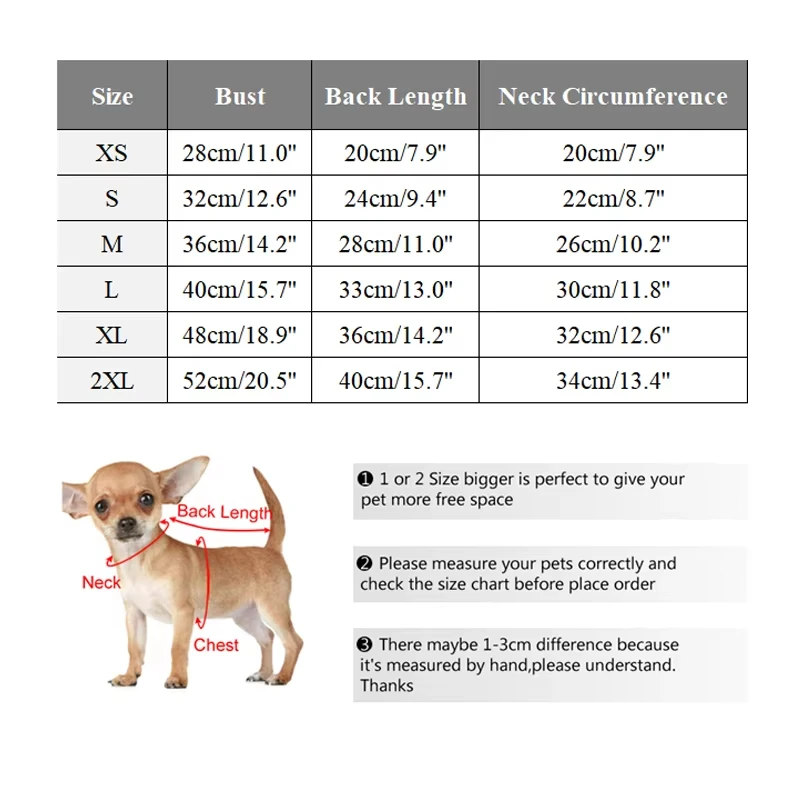 Pet Jacket XS-XXL Dog Clothes Winter Warm Windproof For Small Medium Dogs French Bulldog Chihuahua Yorkie Costumes