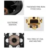 Outdoor Portable Gas Stove Commercial Fierce Fire Hotel Kitchen Medium Pressure Furnace Stove Fast Cooking High Flame 4