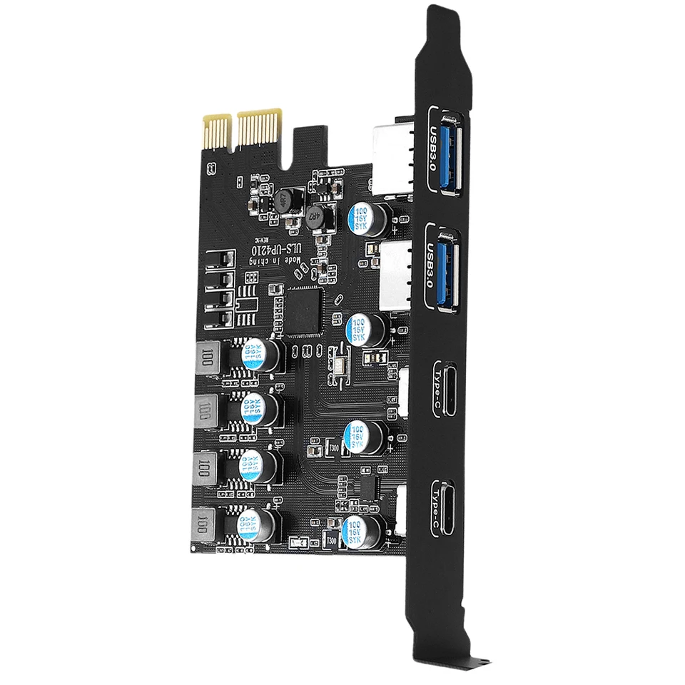 USB Expansion Card with 4 Ports for PC