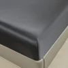 1Pc Waterproof Fitted Bed Sheet With Elastic Band Black Golden White Anti-slip Adjustable Mattress Cover (Pillowcase Need Order) 4