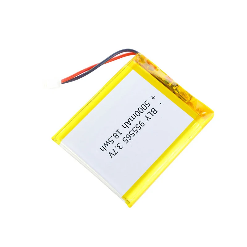 3.7V 5000mAh 955565 Polymer Lithium Battery Lithium Ion Battery For Power Bank GPS Real Capacity