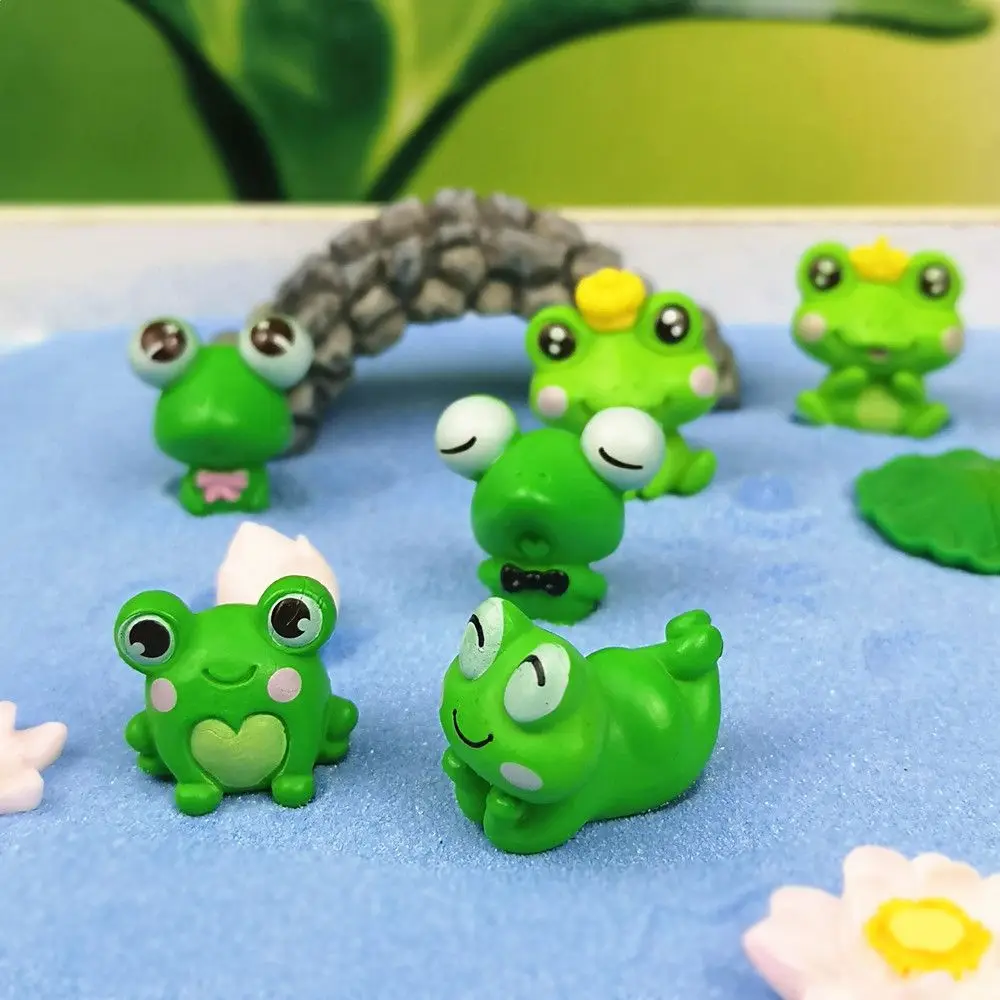 

Высококачественные фигурки, Декор, сказочные аксессуары для кукольного домика, искусственные лягушки