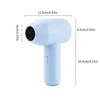 Mini Air Fan Air Blower 12V Rechargeble Hair Dryer 2x1500mah Battery Pack 6