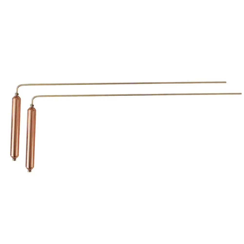 2 Pieces Copper Divining Rods Metal Detector For Divination/Treasure Tools Copper Divining Rods Metal Detector For Divination 2