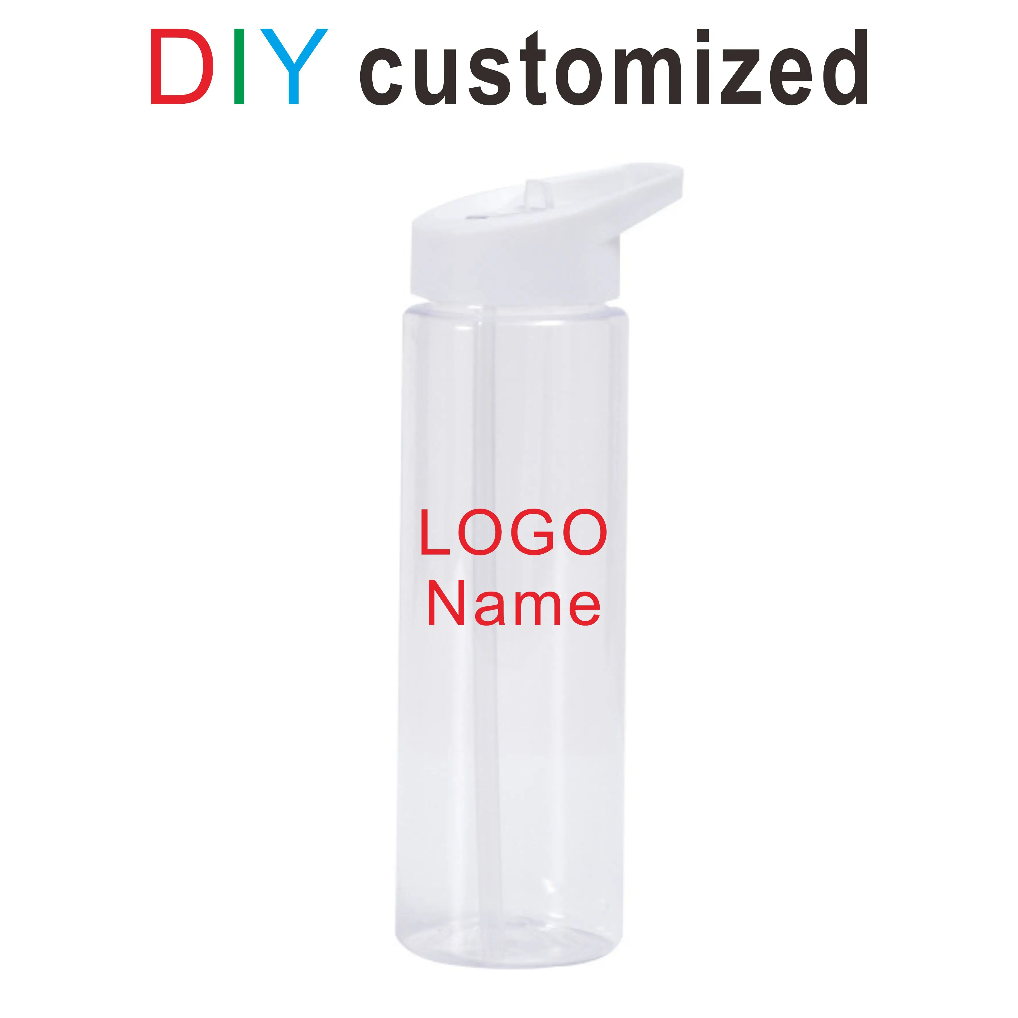 DIY Angepasst 700ML Kunststoff Flasche Drucken Name LOGO Outdoor Sport Fußball Tenis Basketball Team Sommer Tasse PP PS Lebensmittel sicherheit – Detail 2