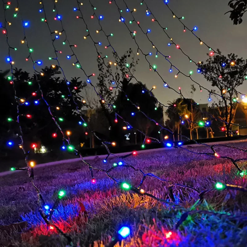 20-200LED Solar String Light Outdoor 8 Mode Garden Waterproof Fairy Lamp Garland for Christmas Holiday Party Home Decoration led string lights decorative lights string lights led fairy lights