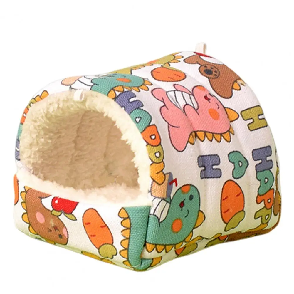 Hamster House Cozy Small Hideouts Warm Hamster Nest Guinea Pig House for Comfortable Rabbit Chinchilla Hedgehog Ferret for Good - Image 5