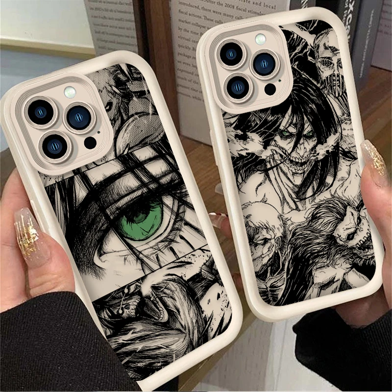 Eren Eyes Soft TPU Phone Case - Attack on Titan