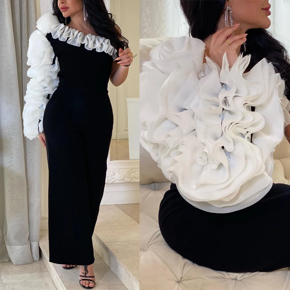 

Prom Dress Fashion One Shoulder Sheath Celebrity Dresses Layered Jersey Formal Evening Gowns שמלות נשף Vestidos De Coquetel