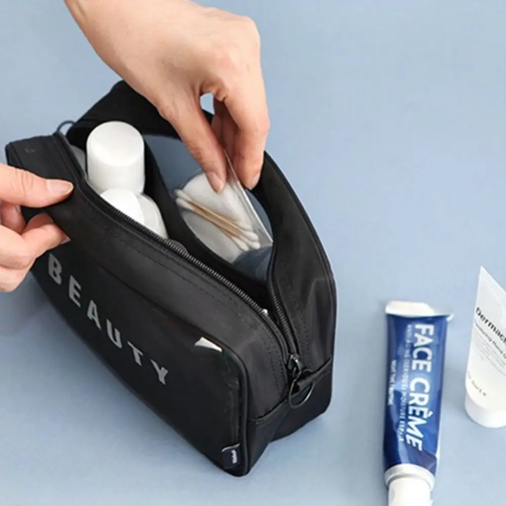 

For Women Portable Wash Pouch Zipper Travel Organizer Handbags Makeup Bags Cosmetic Pouch Storage Bags Bathing Bags