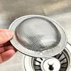 1Pcs Kitchen Sink Filter Stainless Steel Mesh Sink Strainer Filter Bathroom Sink Strainer Drain Hole Filter Trap Waste Screen 5