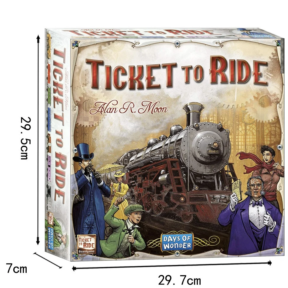Ticket Tour America Railway Tour Tickettoride English Version European And American Adult Gathering Board Game